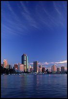 Brisbane River, sunrise. Brisbane, Queensland, Australia ( color)