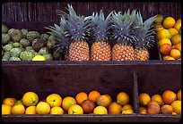 Tropical Fruits, roadside stand. Maui, Hawaii, USA ( color)