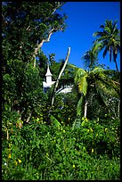 Church,  Kenaea Peninsula. Maui, Hawaii, USA (color)