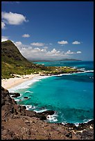 Makapuu Beach and bay. Oahu island, Hawaii, USA