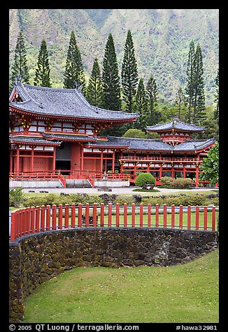 Byodo-In Temple. Oahu island, Hawaii, USA