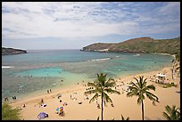 Hanauma Bay and beach. Oahu island, Hawaii, USA (color)