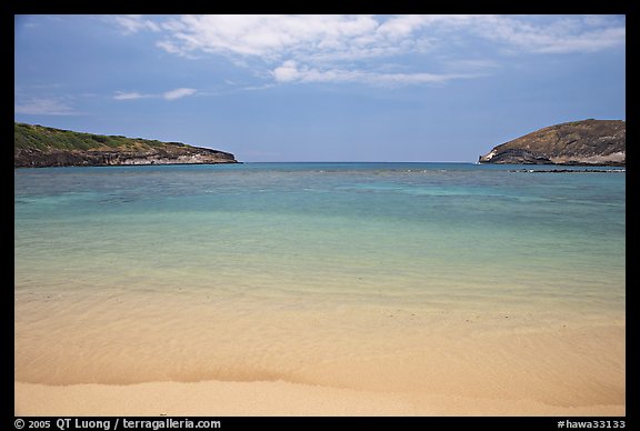 Deserted Hanauma Bay. Oahu island, Hawaii, USA