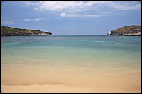 Deserted Hanauma Bay. Oahu island, Hawaii, USA