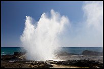 Spouting horn blowhole. Kauai island, Hawaii, USA