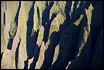 Aerial view of ridges, Na Pali Coast. Kauai island, Hawaii, USA (color)