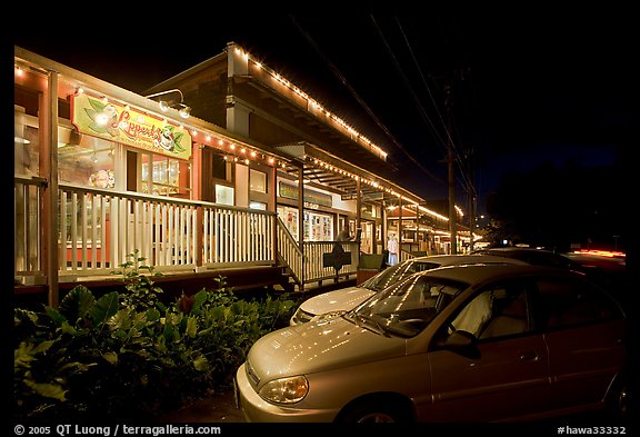 Lapperd's ice cream store, Koloa. Kauai island, Hawaii, USA