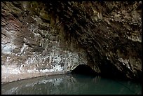 Waikanaloa wet cave. North shore, Kauai island, Hawaii, USA (color)