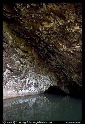 Waikanaloa wet cave. North shore, Kauai island, Hawaii, USA