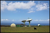 South Point satellite station. Big Island, Hawaii, USA (color)