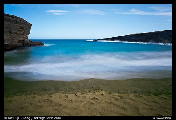 Mahana Beach. Big Island, Hawaii, USA (color)