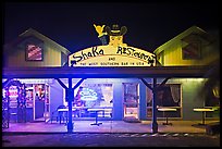 Most southern bar in the USA at night. Big Island, Hawaii, USA