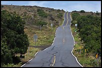 Rough road south of island. Maui, Hawaii, USA (color)