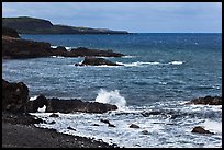 Volcanic coastline. Maui, Hawaii, USA