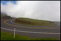 Hairpin bend. Maui, Hawaii, USA ( color)