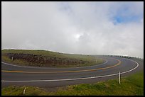 Hairpin curve. Maui, Hawaii, USA ( color)