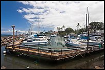 Lahaina harbor. Lahaina, Maui, Hawaii, USA (color)