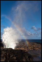 Spouting Horn, Poipu. Kauai island, Hawaii, USA ( color)