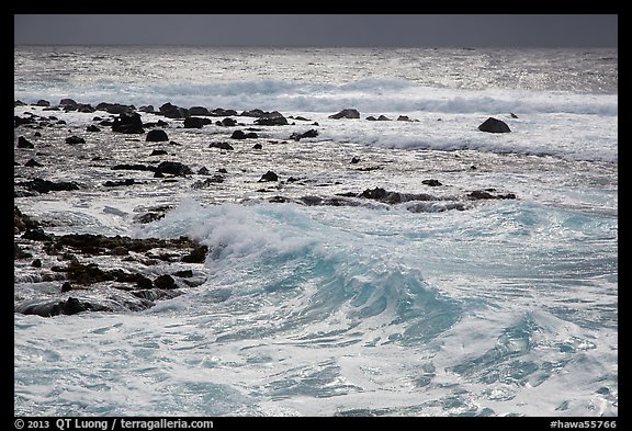 Surf, Isaac Hale Beach. Big Island, Hawaii, USA (color)