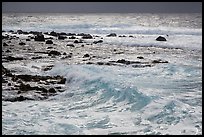 Surf, Isaac Hale Beach. Big Island, Hawaii, USA (color)