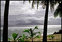 Olosega island seen from Tau. American Samoa