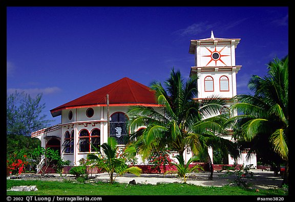 Church of Luma. American Samoa (color)