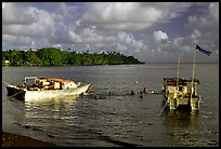 Leone Bay. Tutuila, American Samoa (color)