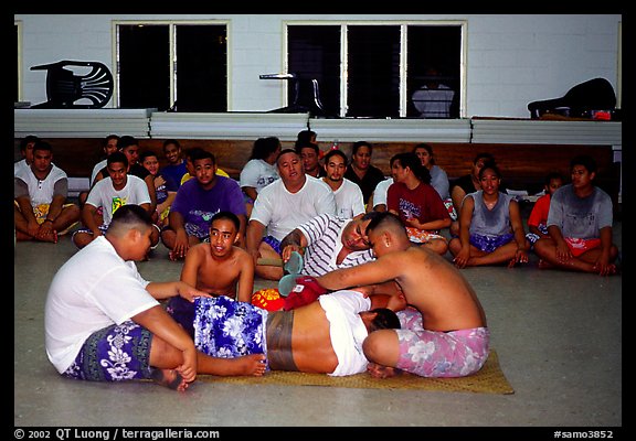 Tatau rite, Aua. Tutuila, American Samoa (color)