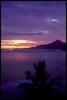 Sunset near Laulii. Tutuila, American Samoa ( color)