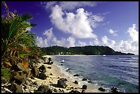 Coast and Cape Mataula. Tutuila, American Samoa (color)