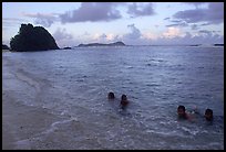 Children in the water. Tutuila, American Samoa