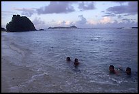 Children in the water. Tutuila, American Samoa (color)