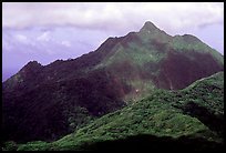 Matafao Peak. Pago Pago, Tutuila, American Samoa (color)