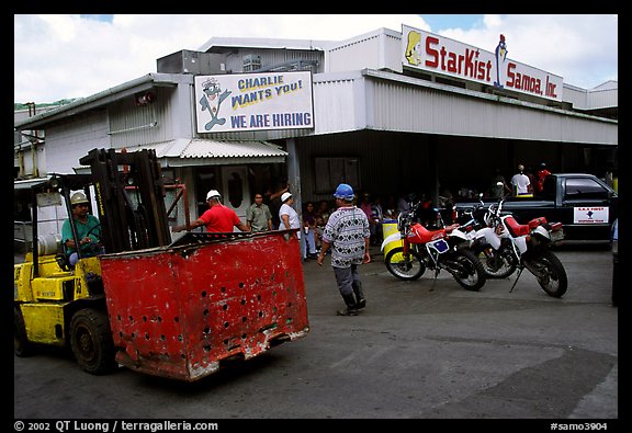 Tuna cannery. Pago Pago, Tutuila, American Samoa (color)