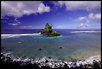 Rocky islet near Maa Kamela. Tutuila, American Samoa ( color)