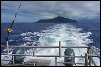 Ofu Island in the wake of Alia boat. American Samoa ( color)