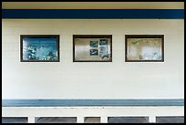 National Park interpretive signs, Fitiuta Airport, Tau Island. National Park of American Samoa ( color)