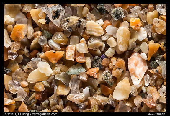 Sand Beach, Acadia National Park.  (color)