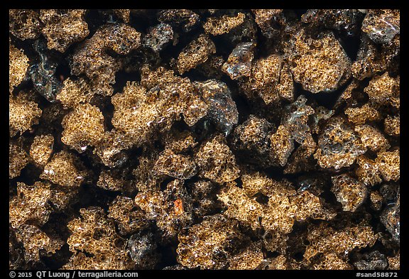 Mauna Loa, Hawaii Volcanoes National Park.  (color)