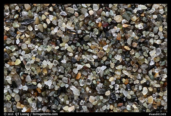 Crescent Beach, Redwood National Park.  (color)