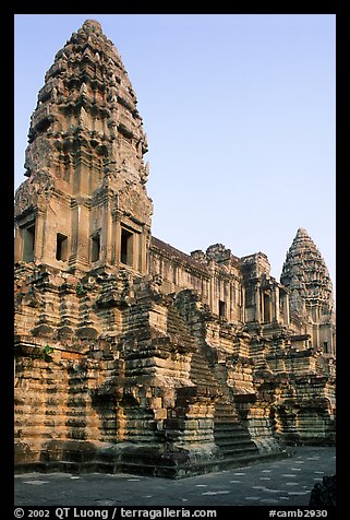 Inner towers of Angkor Wat. Angkor, Cambodia