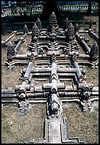 Model of Angkor Wat found in Phnom Phen. Angkor, Cambodia ( color)