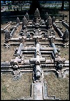 Model of Angkor Wat found in Phnom Phen. Angkor, Cambodia ( color)