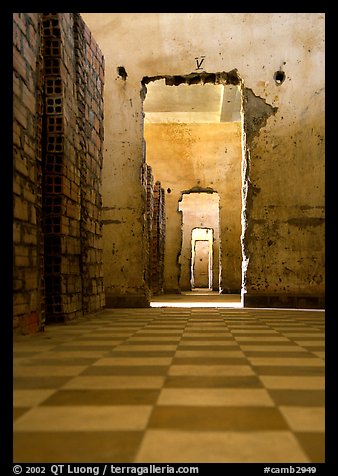 Tuol Sleng Genocide Museum, former school turned  Khmer Rouge detention center. Phnom Penh, Cambodia