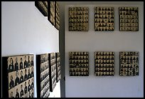 Pictures of executed prisoners, Tuol Sleng Genocide Museum. Phnom Penh, Cambodia