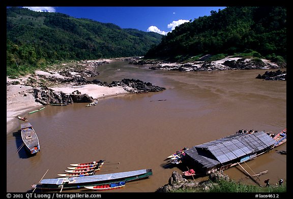 Pakbeng. Mekong river, Laos