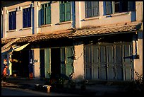 Old colonial houses. Luang Prabang, Laos