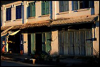 Old colonial houses. Luang Prabang, Laos (color)