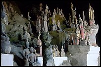 Buddha statues, Tham Ting cave, Pak Ou. Laos