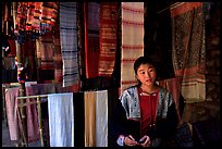Crafts for sale in Ban Xang Hai village. Laos